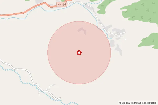 Map showing approximate area covered by Pincode 415801 — Tiware Medhe Tarfe Devale, Ratnagiri
