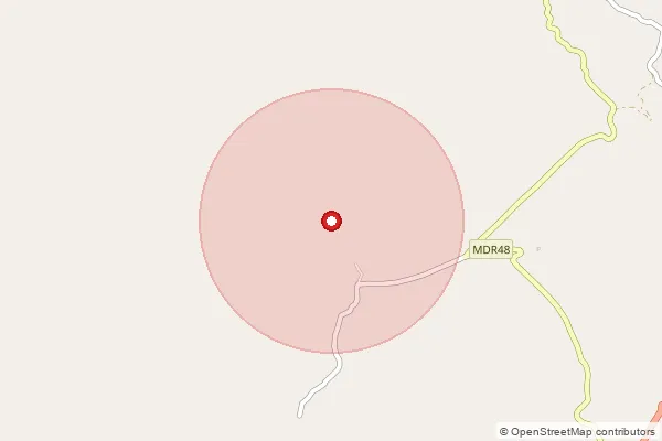 Map showing approximate area covered by Pincode 415807 — Chafavali B.O, Ratnagiri