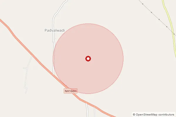 Map showing approximate area covered by Pincode 416002 — Bhendegalli S.O, Kolhapur