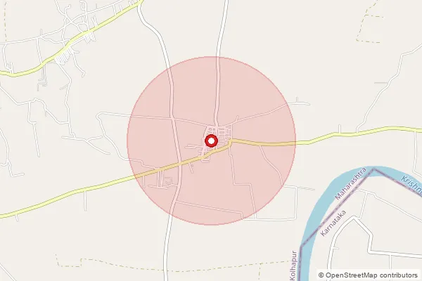 Map showing approximate area covered by Pincode 416108 — Takali S.O, Kolhapur