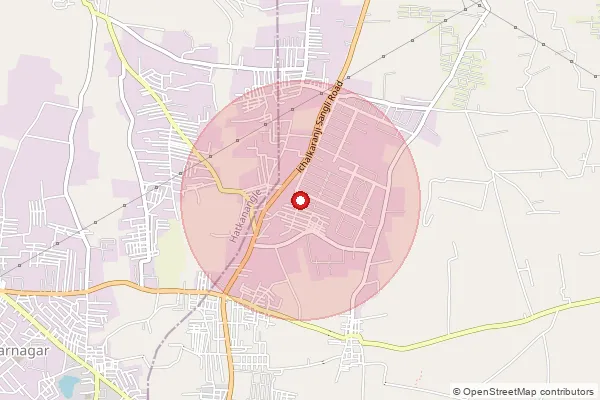 Map showing approximate area covered by Pincode 416146 — Parvati Industrial Estate S.O, Kolhapur