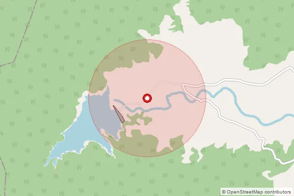 Map showing approximate area covered by Pincode 416206 — Gaganbavada S.O, Kolhapur