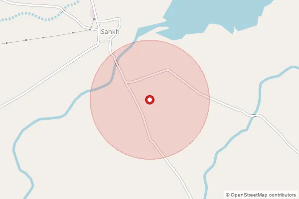 Map showing approximate area covered by Pincode 416412 — Ankalagi B.O, Sangli