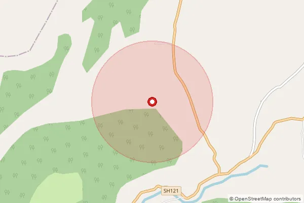 Map showing approximate area covered by Pincode 416516 — Adeli B.O, Sindhudurg