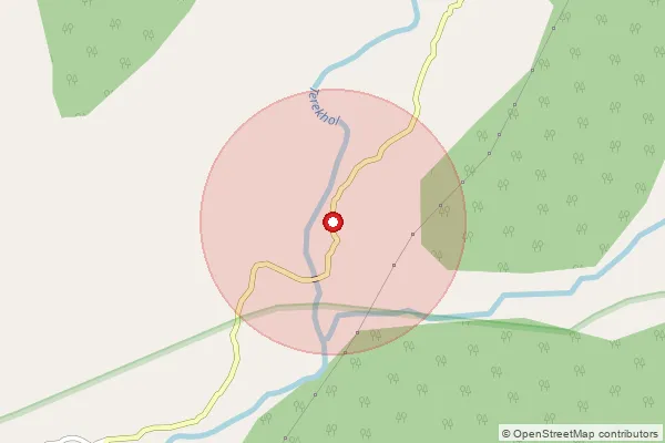 Map showing approximate area covered by Pincode 416531 — Verle B.O, Sindhudurg