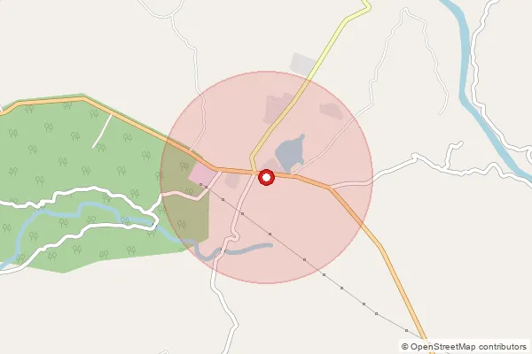 Map showing approximate area covered by Pincode 416611 — Are B.O, Sindhudurg