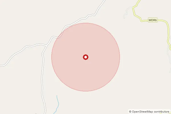 Map showing approximate area covered by Pincode 416801 — Wargaon B.O, Sindhudurg