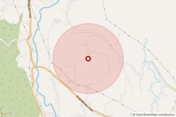Map showing approximate area covered by Pincode 421101 — Mohandul B.O, Thane