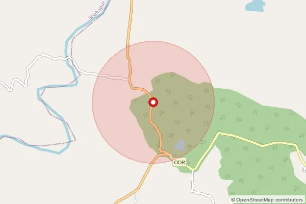 Map showing approximate area covered by Pincode 421402 — Palu B.O, Thane