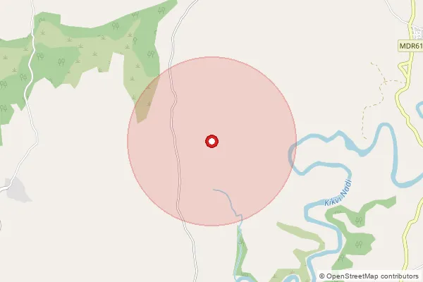 Map showing approximate area covered by Pincode 422213 — Talegaon Anjneri B.O, Nashik