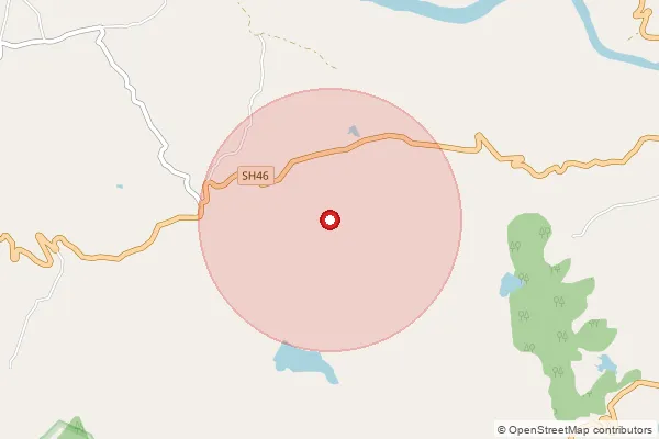 Map showing approximate area covered by Pincode 422610 — Lingdeo B.O, Ahmednagar