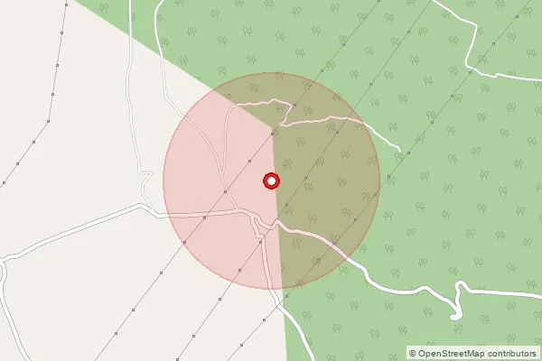 Map showing approximate area covered by Pincode 422620 — Nandur Khandarmal B.O, Ahmednagar