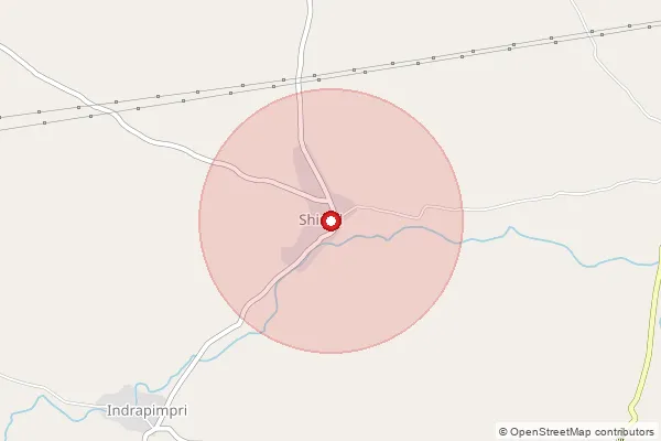 Map showing approximate area covered by Pincode 425401 — Ambapimpri B.O, Jalgaon