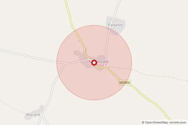 Map showing approximate area covered by Pincode 425402 — Karankheda B.O, Jalgaon