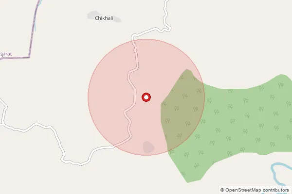 Map showing approximate area covered by Pincode 425419 — Raisingpur B.O, Nandurbar