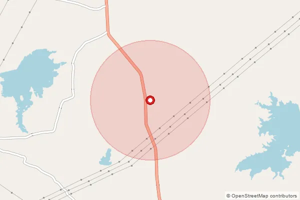 Map showing approximate area covered by Pincode 431113 — Relgaon B.O, Aurangabad