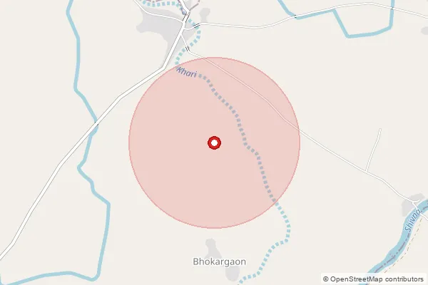 Map showing approximate area covered by Pincode 431115 — Lakhani B.O, Aurangabad