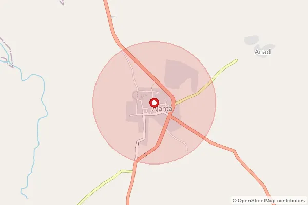 Map showing approximate area covered by Pincode 431118 — Phardapur S.O, Aurangabad