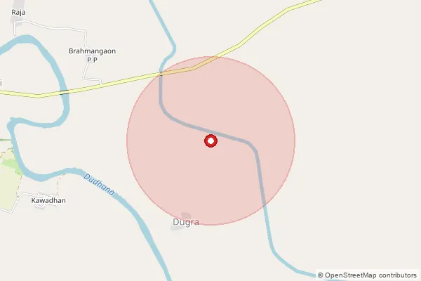 Map showing approximate area covered by Pincode 431134 — Pimalgaon Kolte B.O, Jalna