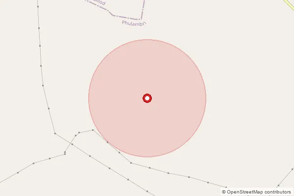 Map showing approximate area covered by Pincode 431151 — Babra B.O, Aurangabad