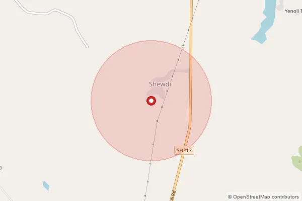 Map showing approximate area covered by Pincode 431509 — Dhanora B.O, Parbhani