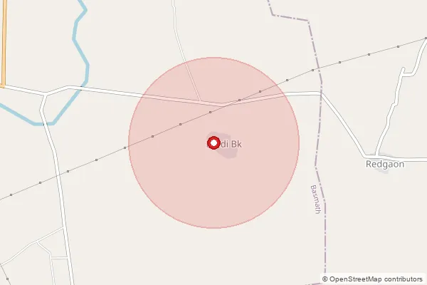 Map showing approximate area covered by Pincode 431512 — Hayatnagar B.O, Hingoli