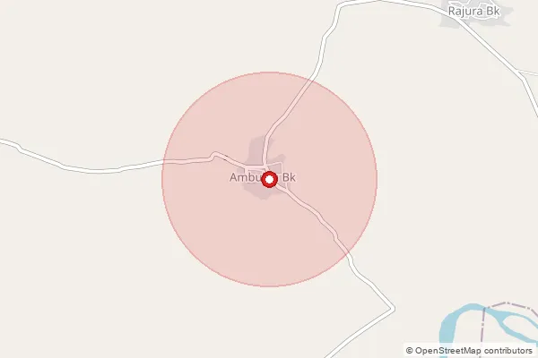 Map showing approximate area covered by Pincode 431715 — Kharabkhandgaon B.O, Nanded