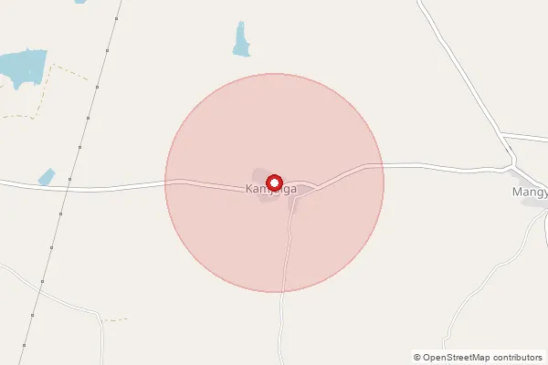 Map showing approximate area covered by Pincode 431716 — Jamb B K S.O, Nanded