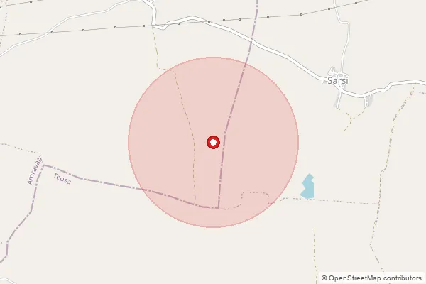 Map showing approximate area covered by Pincode 440016 — Indl.Area Nagpur S.O, Nagpur