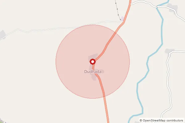 Map showing approximate area covered by Pincode 441103 — Kondhali S.O, Nagpur