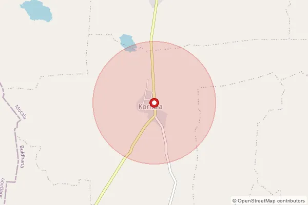 Map showing approximate area covered by Pincode 443104 — Panhera Khedi B.O, Buldhana