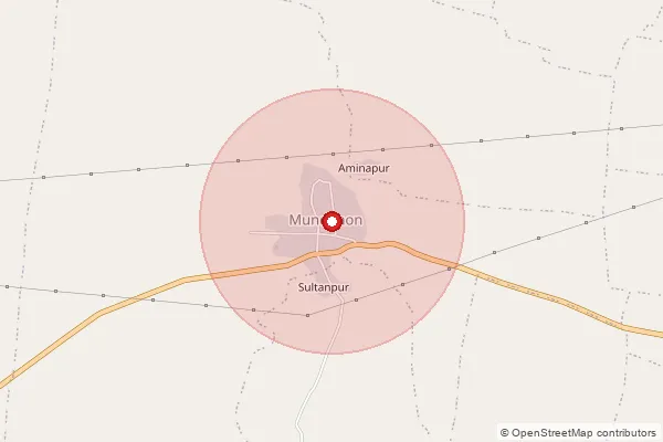 Map showing approximate area covered by Pincode 444117 — Pathardi B.O, Akola