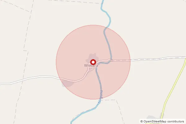 Map showing approximate area covered by Pincode 444511 — Umarwadi B.O, Akola