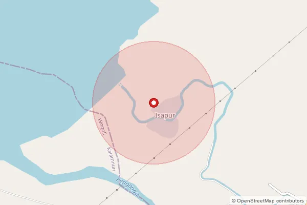 Map showing approximate area covered by Pincode 445209 — Lohara Izara B.O, Yavatmal