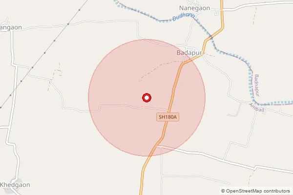 Map showing approximate area covered by Pincode 445323 — Pahur Izara B.O, Yavatmal