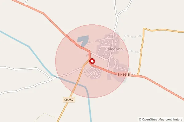 Map showing approximate area covered by Pincode 445402 — Zadgaon B.O, Yavatmal