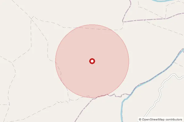 Map showing approximate area covered by Pincode 451113 — Rahatkot B.O, Khargone
