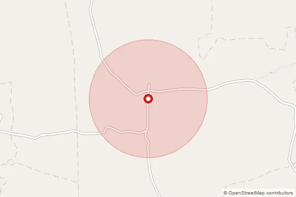 Map showing approximate area covered by Pincode 451224 — Ashapur B.O, Khargone