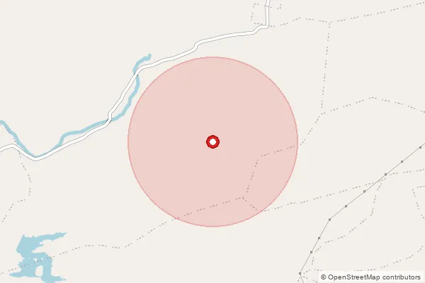 Map showing approximate area covered by Pincode 451660 — Dolani B.O, Khargone