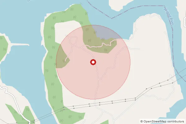 Map showing approximate area covered by Pincode 453001 — Machal B.O, Indore