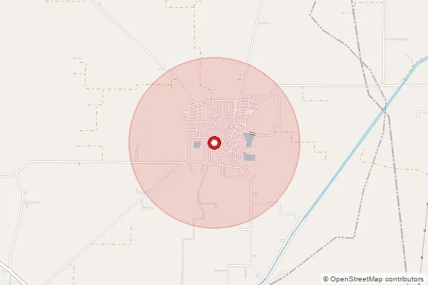 Map showing approximate area covered by Pincode 453111 — Alwasa B.O, Indore