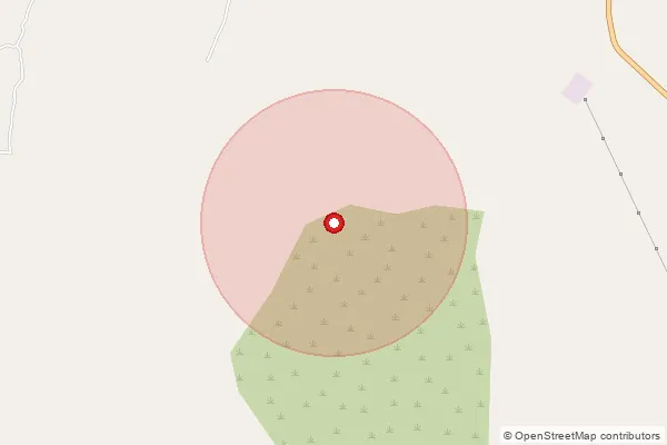 Map showing approximate area covered by Pincode 460554 — Chhipanya Pipariya B.O, Betul