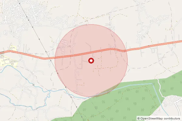 Map showing approximate area covered by Pincode 462022 — Bhel H.O, Bhopal