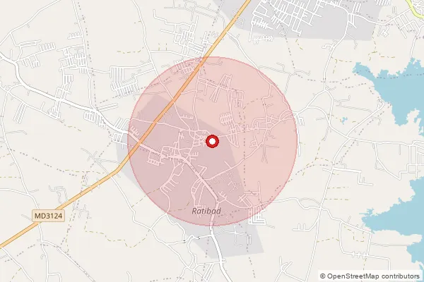 Map showing approximate area covered by Pincode 462044 — Suraj Nagar S.O, Bhopal