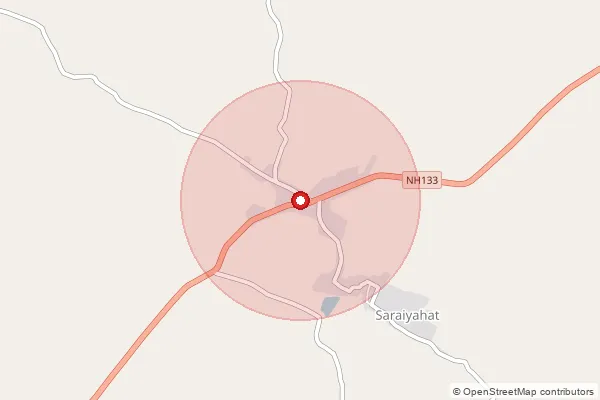 Map showing approximate area covered by Pincode 464226 — Balabarkheda B.O, Vidisha