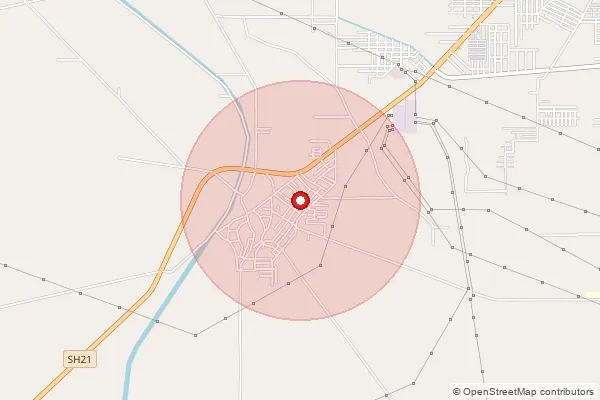 Map showing approximate area covered by Pincode 464671 — Noornagar B.O, Raisen