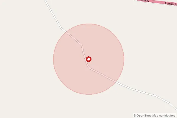 Map showing approximate area covered by Pincode 465449 — Dogargaon B.O, Agar Malwa