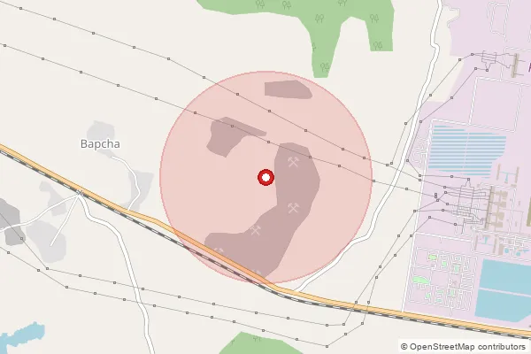Map showing approximate area covered by Pincode 465550 — Bapcha B.O, Agar Malwa
