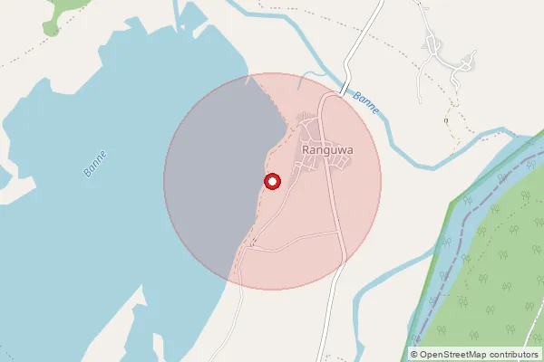 Map showing approximate area covered by Pincode 471101 — Chandra Nagar S.O, Chhatarpur