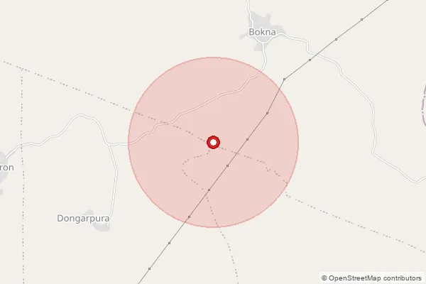 Map showing approximate area covered by Pincode 471301 — Atrar B.O, Chhatarpur